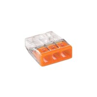 10x Wago Klemme Schnellklemme Kabelklemme 3 Polig 24A...