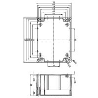 Kunststoff Gehäuse Box für Platinen...