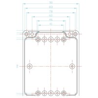 Kunststoff Gehäuse Box IP65  für Platinen...