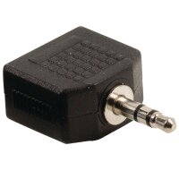 Audio Adapter Splitter 3,5mm Klinken Stecker auf 2x...