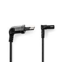 2m Netzkabel Stromkabel Eurostecker - IEC-320-C7...