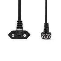 2m Netzkabel Stromkabel Eurostecker - IEC-320-C7...