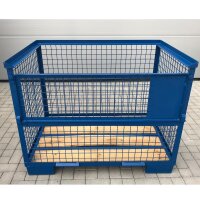 Gitterbox 1240x835x970 mm Blau stapelbar