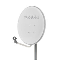 SAT-Antenne 80cm Grau SAT-Schüssel Satelliten...