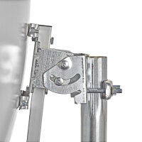 SAT-Antenne 80cm Grau SAT-Schüssel Satelliten Antenne Versatzwinkel 28° HDTV