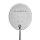 SAT-Antenne 80cm Grau SAT-Schüssel Satelliten Antenne Versatzwinkel 28° HDTV