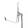 SAT-Antenne 80cm Grau SAT-Schüssel Satelliten Antenne Versatzwinkel 28° HDTV