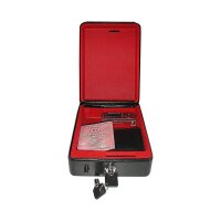 Stahl-Safe Tresor 225x165x85mm für Fahrzeuge Camping...