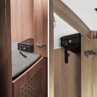 Stahl-Safe Tresor 225x165x85mm für Fahrzeuge Camping Büro zu Hause