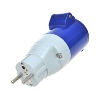 Schuko Stecker auf CEE-Steckdose Buchse Adapter für...