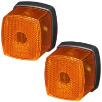 2x Seitenleuchte Begrenzungsleuchte orange Radex906...