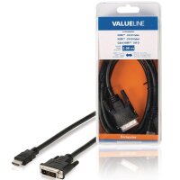 2m HDMI DVI Adapter Kabel HDMI Stecker auf DVI-D Stecker...