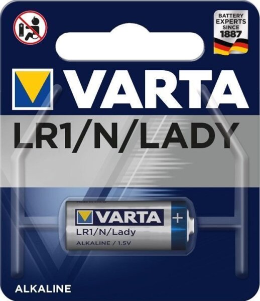 Varta Batterie LR1 N Lady 1,5V 910A UM5 4001 4901 MX9100 Alkaline Mangan