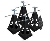 4x Abstellstütze Stützfuss Stützbock Set...
