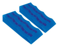 2x Unterlegkeil Ausgleichskeil Auffahrrampe Set für...