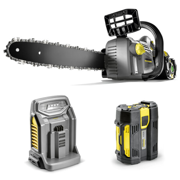 Kärcher Kettensäge CS 330 Bp Akku Betrieb 50V mit Akku und Ladegerät Set