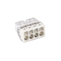100x Wago Klemme Schnellklemme Kabelklemme 8 Polig 24A...