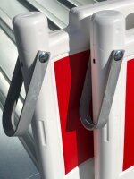 5x Euro-Schrankenzaun Bauzaun Baustellenzaun Absperrzaun...