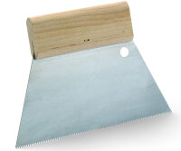 Zahnspachtel Spachtel B1 18cm Zahnung 2,6x2,4x2mm