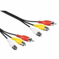 1,5m Cinch Kabel AV Audio Video Kabel 3x Cinch Stecker -...