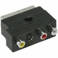 Scart Cinch Adapter AV Audio Video Scart Stecker - 3x...