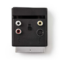 Scart Cinch Adapter Scart Buchse - Stecker - 3x Cinch...