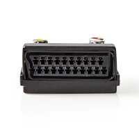 Scart Cinch Adapter Scart Buchse - Stecker - 3x Cinch...