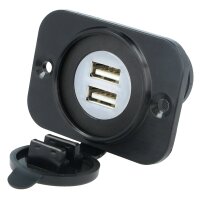KFZ Auto Ladeadapter Ladegerät mit 2 USB...