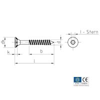 Spanplattenschraube 4,5x80mm Universal Schrauben...