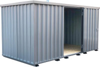 4m Baucontainer mit Einflügeltür, Kranösen...