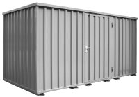 4m Baucontainer mit Einflügeltür, Kranösen...