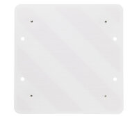 Warntafel 50x50 cm mit Rückstrahlern für Wohnmobil Boot Fahrradträger