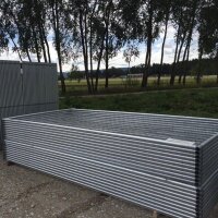 20x Bauzaun Mobilzaun Baustellenzaun Absperrzaun...