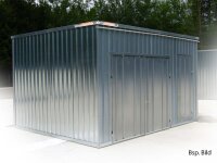 Leichtbauhalle - Lagerhalle mit Einflügeltür...