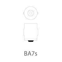 2x Lampe KFZ Auto Beleuchtung Autolampe 12V 2W BA7s