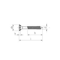 100x Spanplattenschrauben 5x80mm gelb verzinkt +...