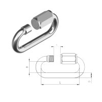 Schnellverschlüsse Ø 6mm Schraubverbinder...