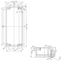 Aluminium Gehäuse Box für Platinen...
