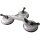 Glas Scheiben Saugheber Aluminium Glassauger Gummisauger mit 3 Saugnapfhalter