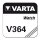 Varta Batterie SR60 V364 1,55 V Uhrenbatterie Knopfzelle