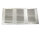 Lüftungsgitter Kiemenbleche 358x184x0,6 Edelstahl hochglanzpoliert