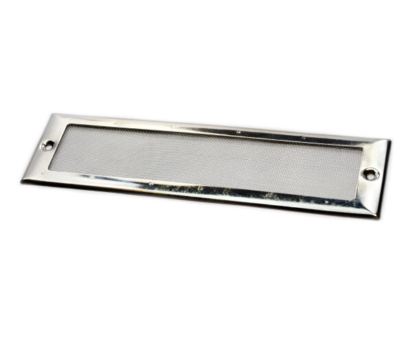 Lüftungsgitter Kiemenbleche 212x57x0,6 Edelstahl Mesh-Gitter