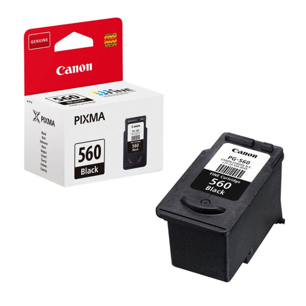 Original Canon PG-560 schwarz Druckerpatrone für PIXMA Drucker Tintenpatrone