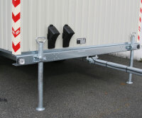 Bauwagen 80km/h mit Einrichtung 320cm/220cm/230cm -PKW Kupplung-