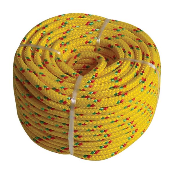 Polypropylen Seil Schnur 4mm x 20m 16-fach geflochten