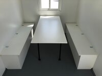 Baucontainer Isoliert mit voller Ausstattung...