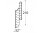 Sparrenpfettenanker Sparrenanker links 32x210x2,0mm