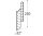 Sparrenpfettenanker Sparrenanker links 32x250x2,0mm