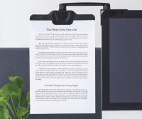 Dokumenthalter Papierhalter für PC Monitor Bildschirm selbstklebend