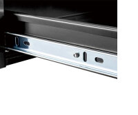 Schreibtisch Tisch Unterbau Schublade Fach Hängeschublade schwarz